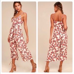 NWOT! Free People Hot Tropics Jumpsuit size L